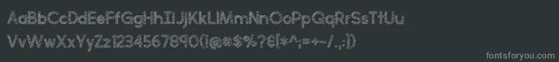 Подробнее о шрифте perfectly scratchy Шрифт perfectly scratchy – серые шрифты на чёрном фоне