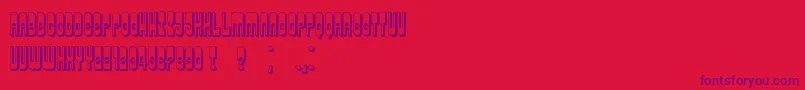 Permission Font – Purple Fonts on Red Background