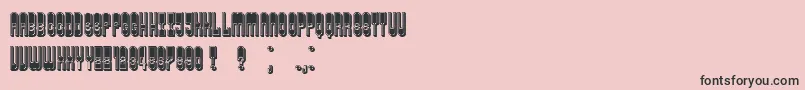 PermissionFilled Font – Black Fonts on Pink Background