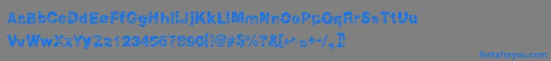 More about Peroxide Font Peroxide Font – Blue Fonts on Gray Background