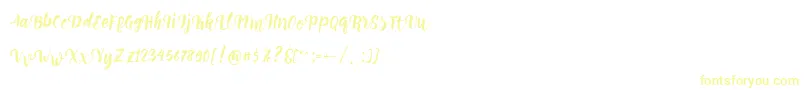 Perrota Script Free Demo Font – Yellow Fonts