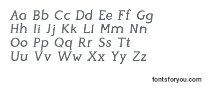 PerspicaciousItalic Medium Font