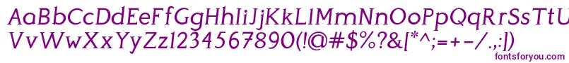 PerspicaciousItalic Regular Font – Purple Fonts