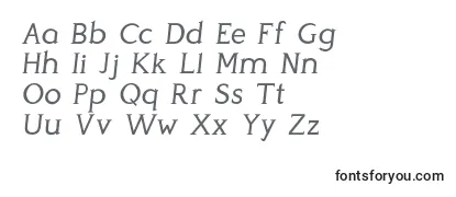 PerspicaciousItalic Regular-fontti