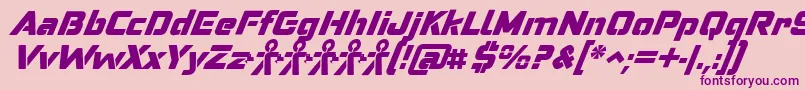 Pervitina Dex FFP Font – Purple Fonts on Pink Background