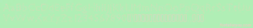 petiteboule Font – Pink Fonts on Green Background