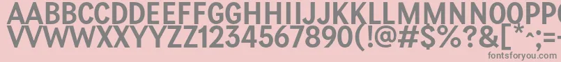 PetiteFrance Regular Font – Gray Fonts on Pink Background