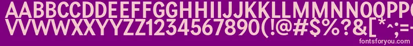 PetiteFrance Regular Font – Pink Fonts on Purple Background