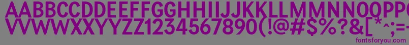 PetiteFrance Regular Font – Purple Fonts on Gray Background
