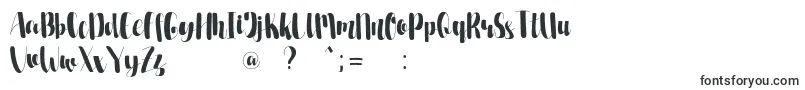 フォントPevittaDemo – インクで書かれたフォント
