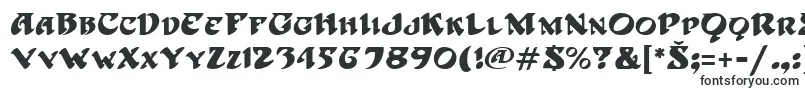 HoffmannRegular-fontti – Alkavat H:lla olevat fontit