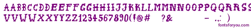 Police PeyoteHandwrite – polices violettes