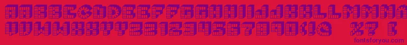 fuente Pez font – Fuentes Moradas Sobre Fondo Rojo