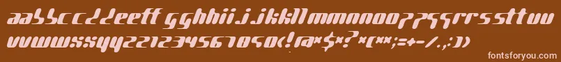 pggene   Font – Pink Fonts on Brown Background