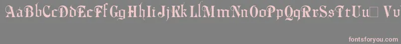 Phalyn Font – Pink Fonts on Gray Background