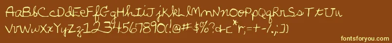 Más sobre la fuente phandv2 fuente phandv2 – Fuentes Amarillas Sobre Fondo Marrón