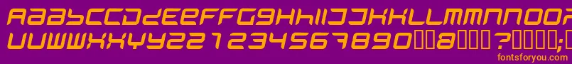 PHANI    Font – Orange Fonts on Purple Background