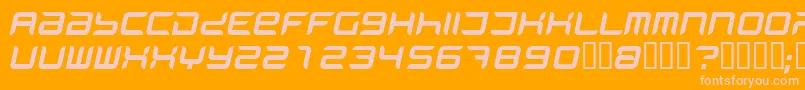 PHANI    Font – Pink Fonts on Orange Background