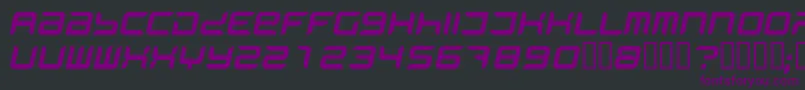 PHANI    Font – Purple Fonts on Black Background