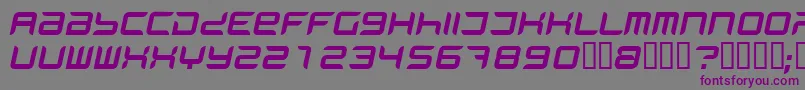 PHANI   -Schriftart – Violette Schriften auf grauem Hintergrund