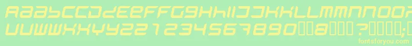 PHANI    Font – Yellow Fonts on Green Background