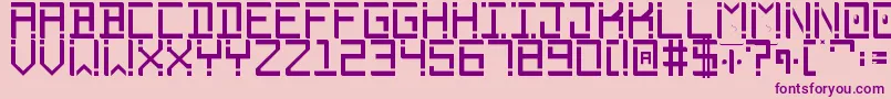 Phantomonia Font – Purple Fonts on Pink Background