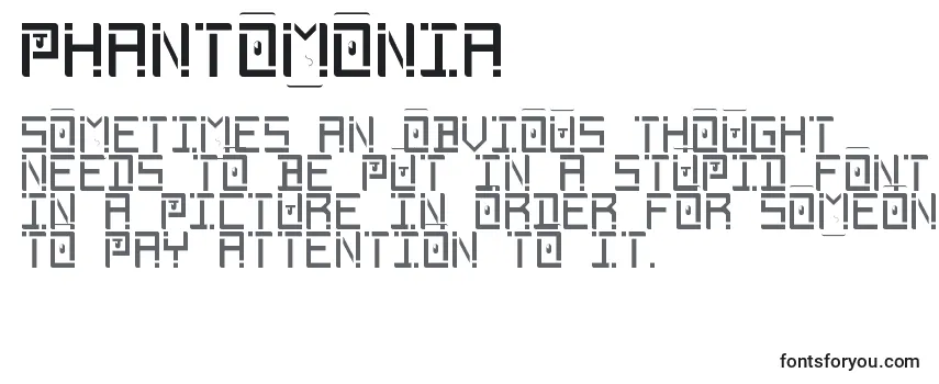 Phantomonia Font