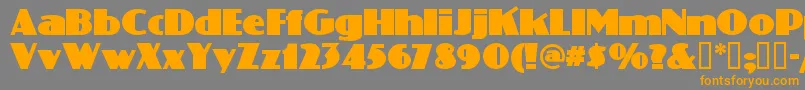 More about PHATP Font PHATP Font – Orange Fonts on Gray Background