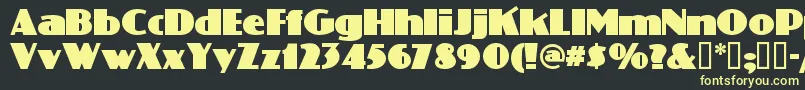 PHATP    Font – Yellow Fonts on Black Background