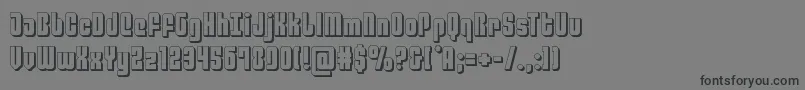 Подробнее о шрифте philadelphia3d Шрифт philadelphia3d – чёрные шрифты на сером фоне