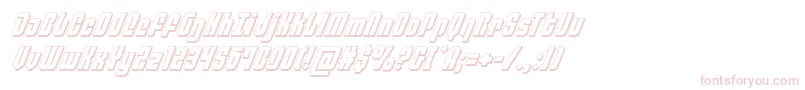 philadelphia3dital Font – Pink Fonts on White Background