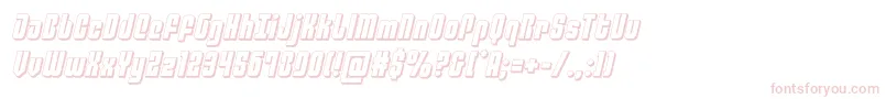 philadelphia3dsemital Font – Pink Fonts