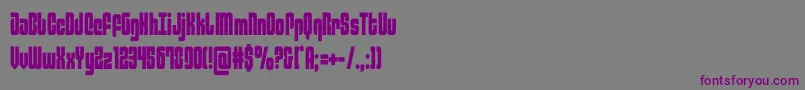 philadelphiacond Font – Purple Fonts on Gray Background