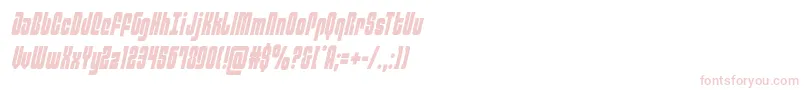 philadelphiacondsemital Font – Pink Fonts on White Background