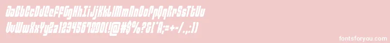 philadelphiacondsemital Font – White Fonts on Pink Background