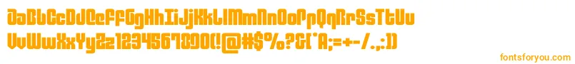 philadelphiaexpand Font – Orange Fonts on White Background