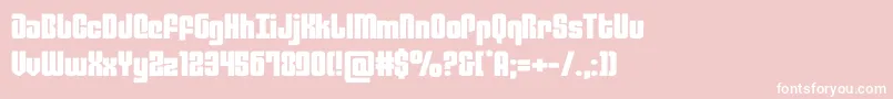 philadelphiaexpand Font – White Fonts on Pink Background