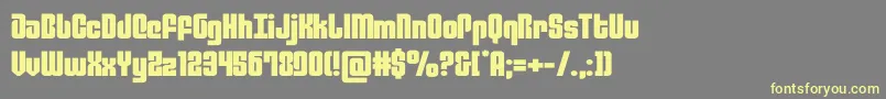 philadelphiaexpand Font – Yellow Fonts on Gray Background