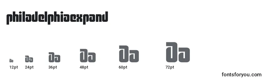 Philadelphiaexpand (136771) Font Sizes