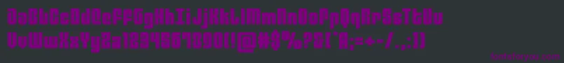 philadelphiaexpand Font – Purple Fonts on Black Background