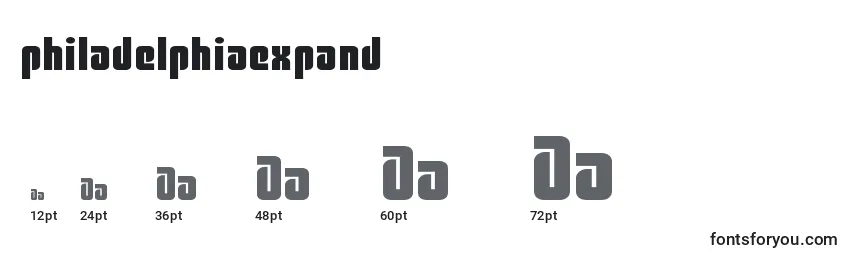 Philadelphiaexpand (136772) Font Sizes