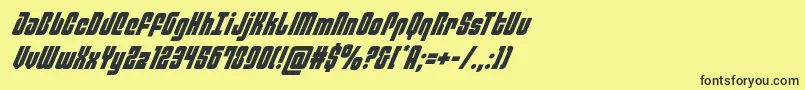 More about philadelphiaital Font philadelphiaital Font – Black Fonts on Yellow Background