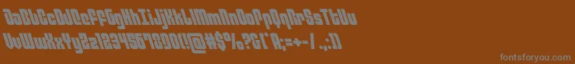 Шрифт philadelphialeft – серые шрифты на коричневом фоне