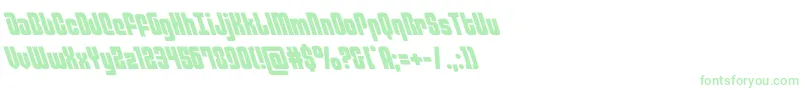 philadelphialeft Font – Green Fonts on White Background