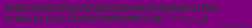 BelmarcndoblBo Font – Black Fonts on Purple Background