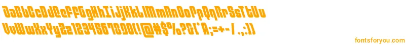 philadelphialeft Font – Orange Fonts on White Background