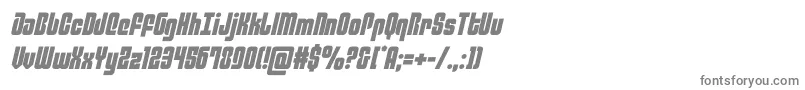 philadelphiasemital-fontti – harmaat kirjasimet valkoisella taustalla