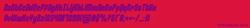 Шрифт philadelphiasemital – фиолетовые шрифты на красном фоне