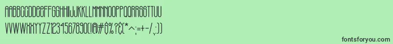 PHILBROOK Font – Black Fonts on Green Background