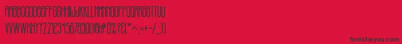 PHILBROOK Font – Black Fonts on Red Background